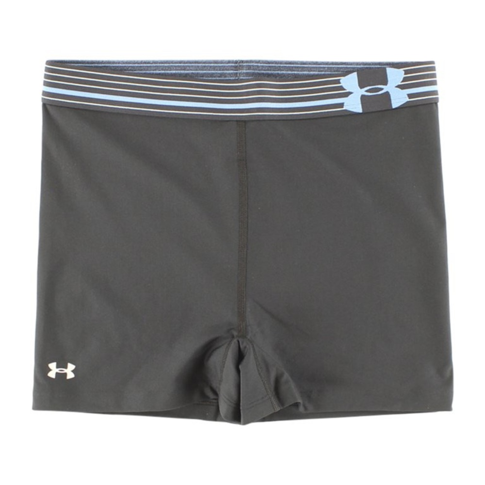 SOLD! Under Armour HeatGear Compression Mid Rise Active Shorty Shorts S - Picture 2 of 15
